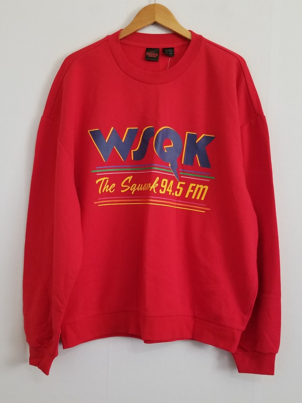 NWT Stranger Things Red Graphic Sweatshirt Size XXL